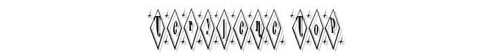 Terylene Top font